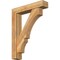 Ekena Millwork Balboa Block Rough Sawn Bracket w/ Offset Brace, Western Red Cedar, 6"W x 28"D x 36"H BKT0604X28X36BOA05RWR - alternate 1